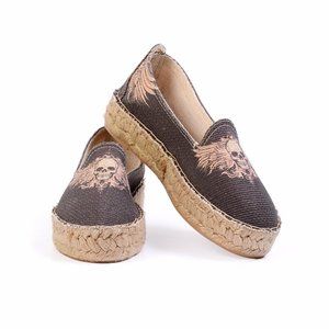 Espadrilles with Skull